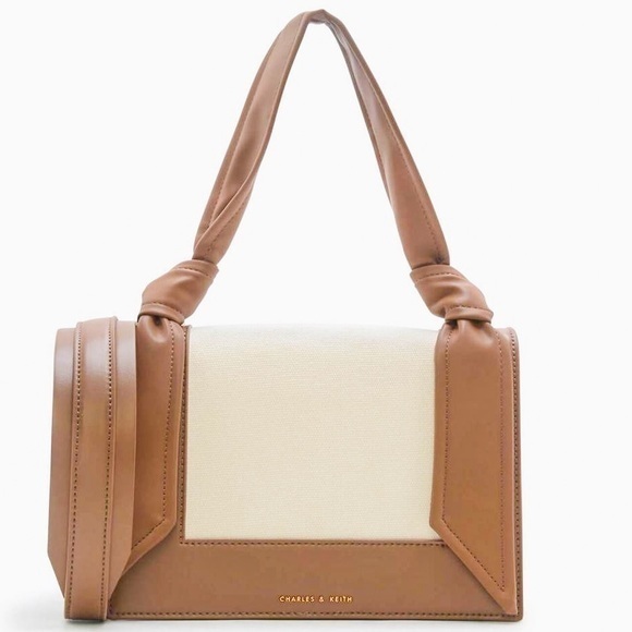 Charles & Keith Knotted Strap shoulder Crossbody bag - Picture 1 of 16